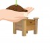 Gronomics Cedar Rustic Planter Box   
